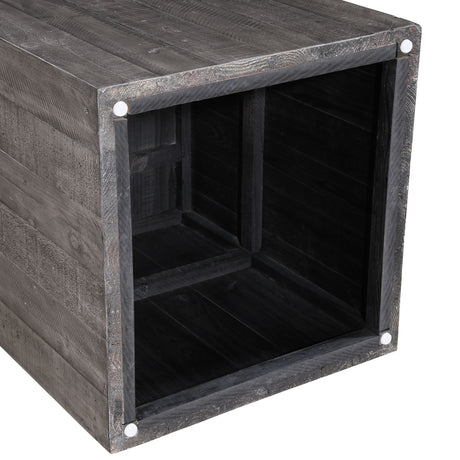 Colson Reclaimed Solid Pine End Table from Steve Silver - Luna Furniture