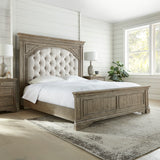 Highland Park Waxed Driftwood King Bed from Steve Silver - Luna Furniture