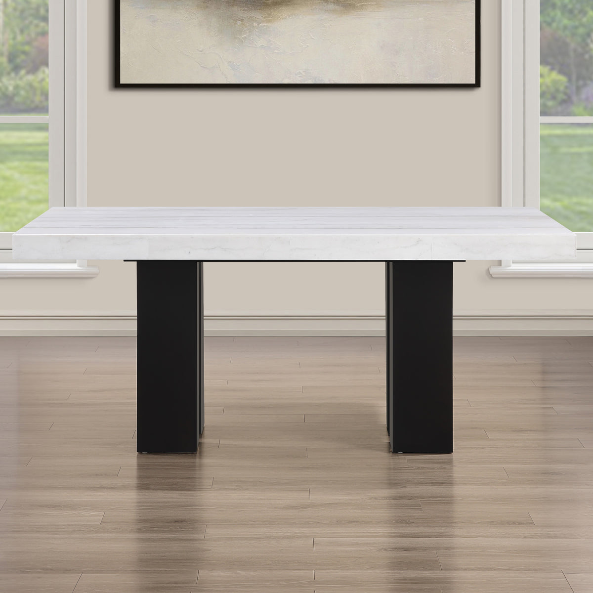 Artemis White Marble Dining Room Set from Steve Silver - Luna Furniture