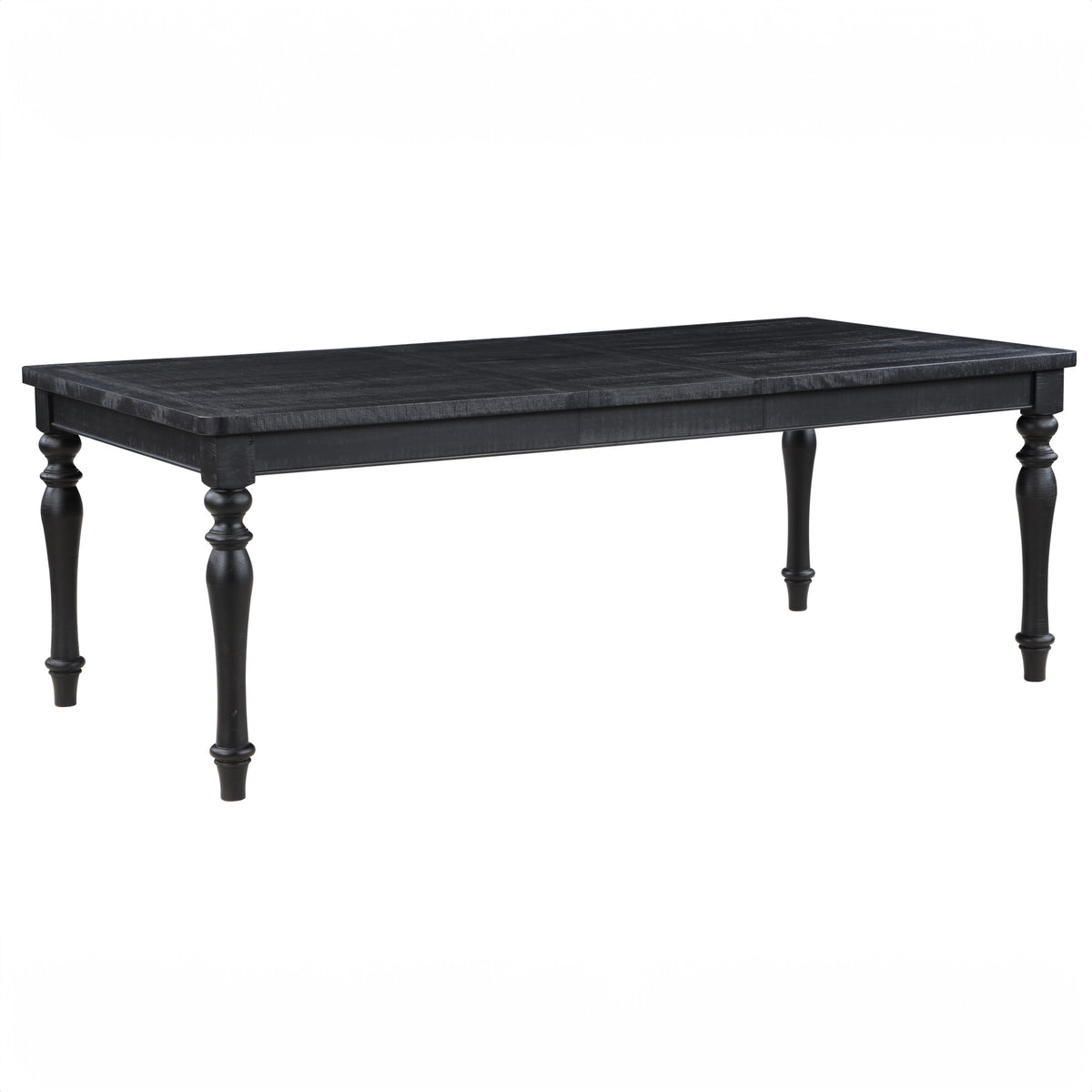 Odessa Black 66-84" Dining Table with 18" Leaf from Steve Silver - Luna Furniture