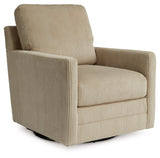 Icaman Sand Swivel Chair from Ashley - Luna Furniture