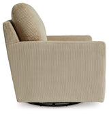 Icaman Sand Swivel Chair from Ashley - Luna Furniture