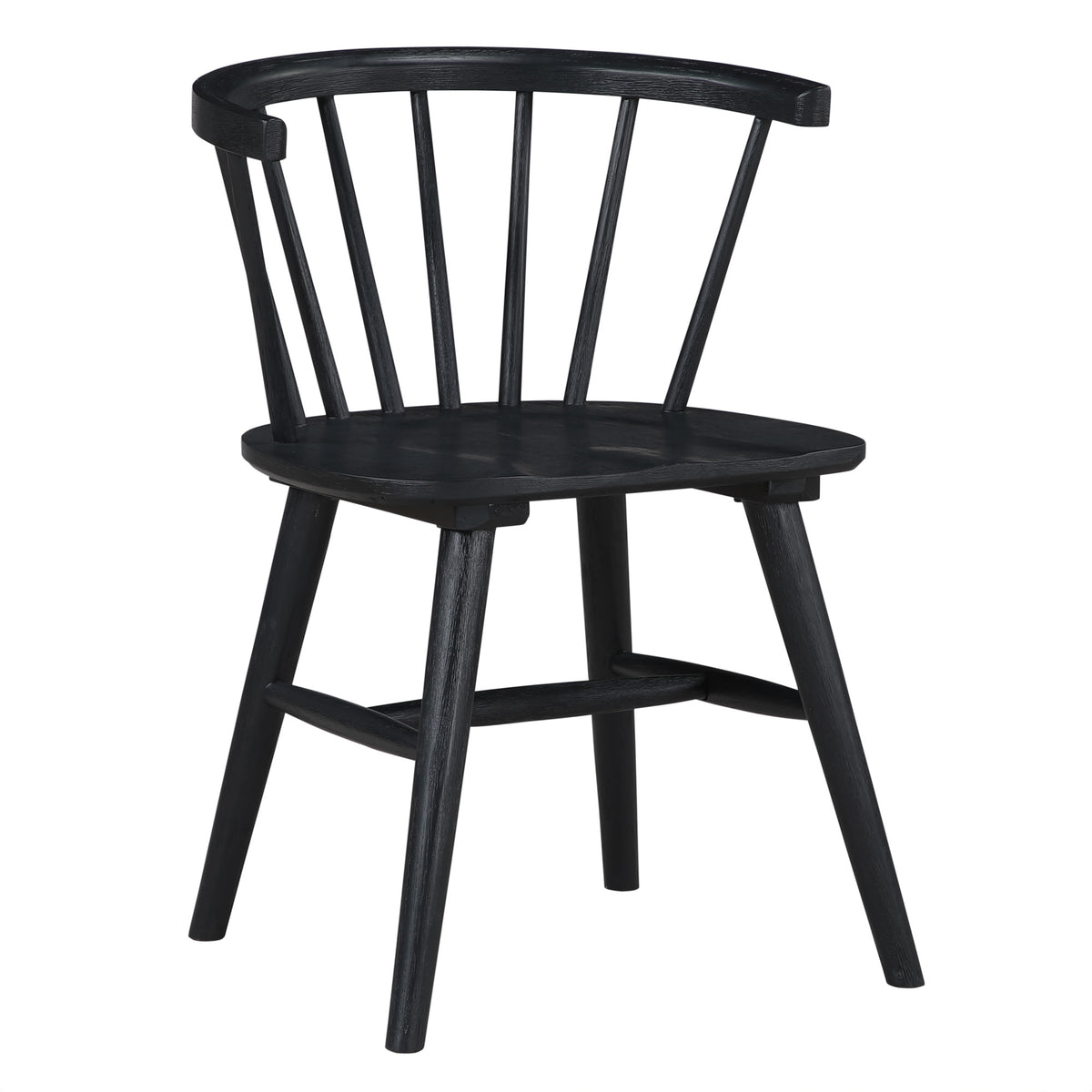 Willow Solid Wood Dining Chair, Black from Steve Silver - Luna Furniture