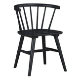Willow Solid Wood Dining Chair, Black from Steve Silver - Luna Furniture