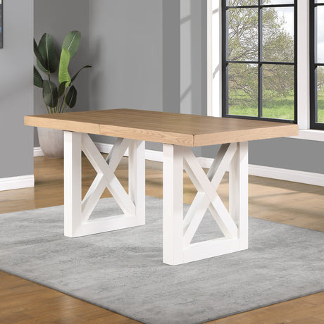 Magnolia 80-96-inch Counter Height Dining Table with 16-inch Leaf from Steve Silver - Luna Furniture