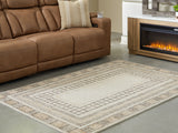 Idaman Taupe/Brown Medium Rug from Ashley - Luna Furniture