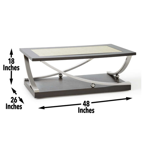 Ramsey Cocktail Table W/Casters from Steve Silver - Luna Furniture