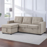 Noah Tan Convertible Sleeper Loveseat from Steve Silver - Luna Furniture