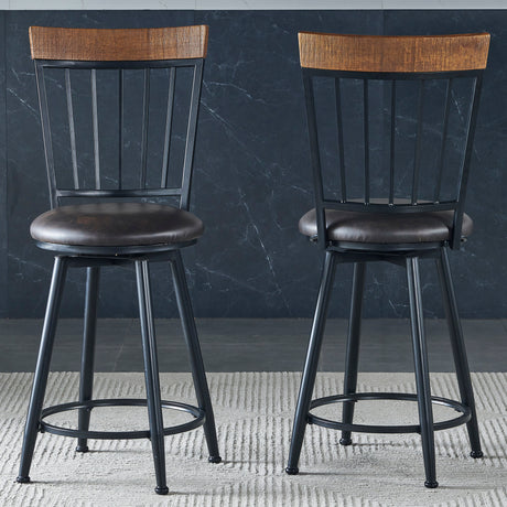 Tyler Swivel 24-inch Counter Stool from Steve Silver - Luna Furniture