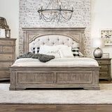 Highland Park Waxed Driftwood King Bed from Steve Silver - Luna Furniture