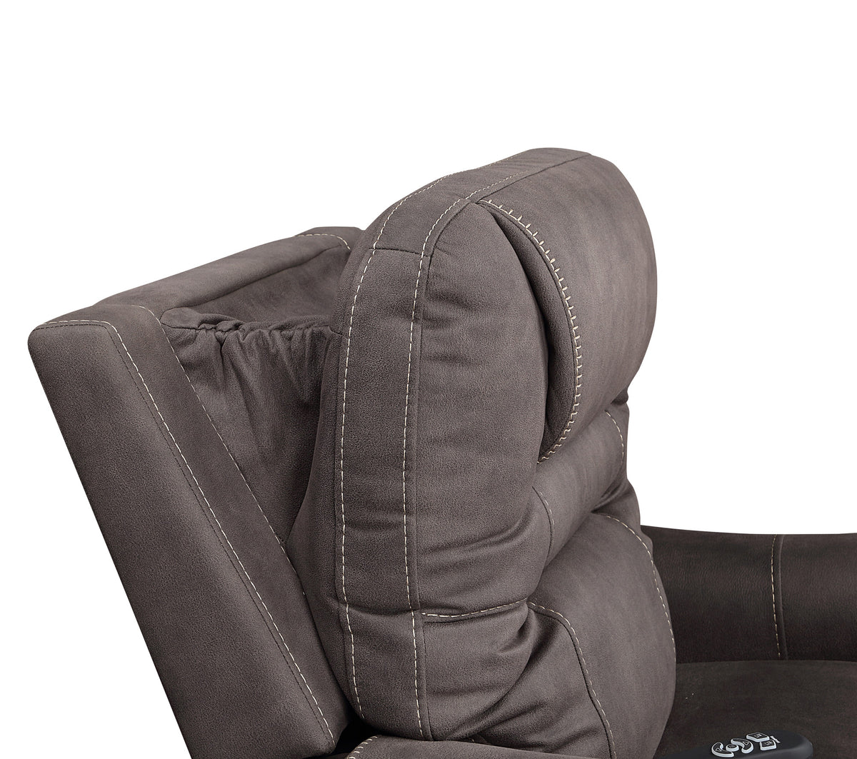 Brisbane Stone Power Lift Chair w/Three Heat Zones from Steve Silver - Luna Furniture