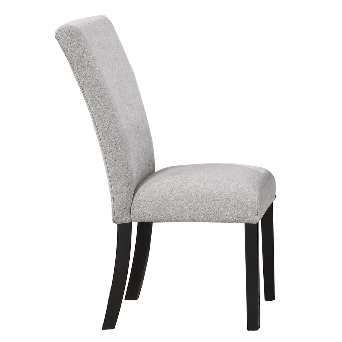Artemis Gray/Black 5-Piece 70" Rectangular Gray Marble Table with 4 Gray Chenille Chairs from Steve Silver - Luna Furniture
