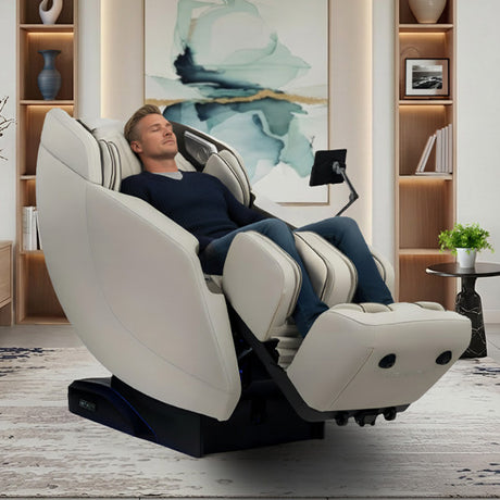 Celebrity Elite 4D Massage Chair - Greige/Beige from Infinity - Luna Furniture