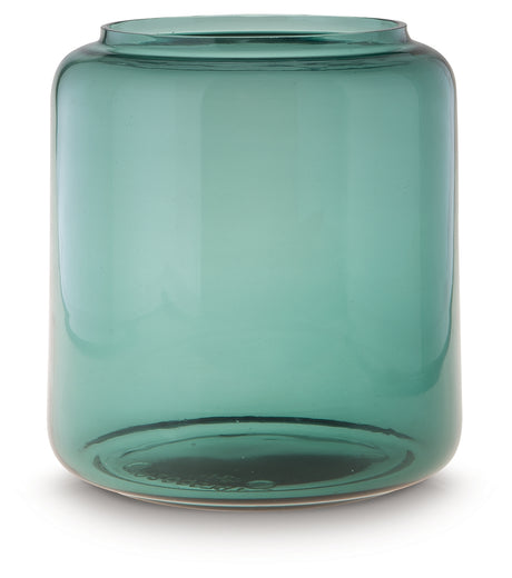 Inisland Teal Vase from Ashley Furniture - Luna Furniture