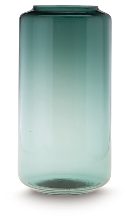 Inisland Teal Vase from Ashley Furniture - Luna Furniture