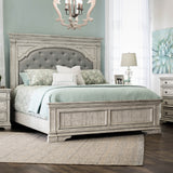 Highland Park King Bed, Cathedral White from Steve Silver - Luna Furniture