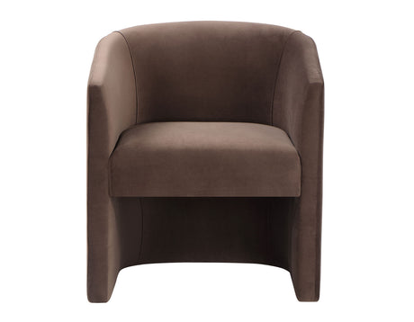 Iris Cocoa Upholstered Chair from Steve Silver - Luna Furniture