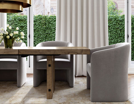 Iris Fog Upholstered Chair from Steve Silver - Luna Furniture