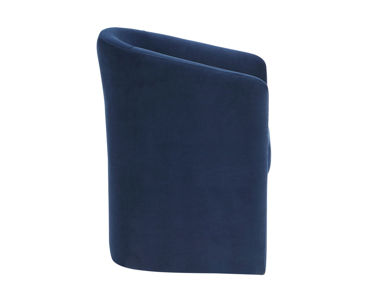 Iris Indigo Upholstered Chair from Steve Silver - Luna Furniture
