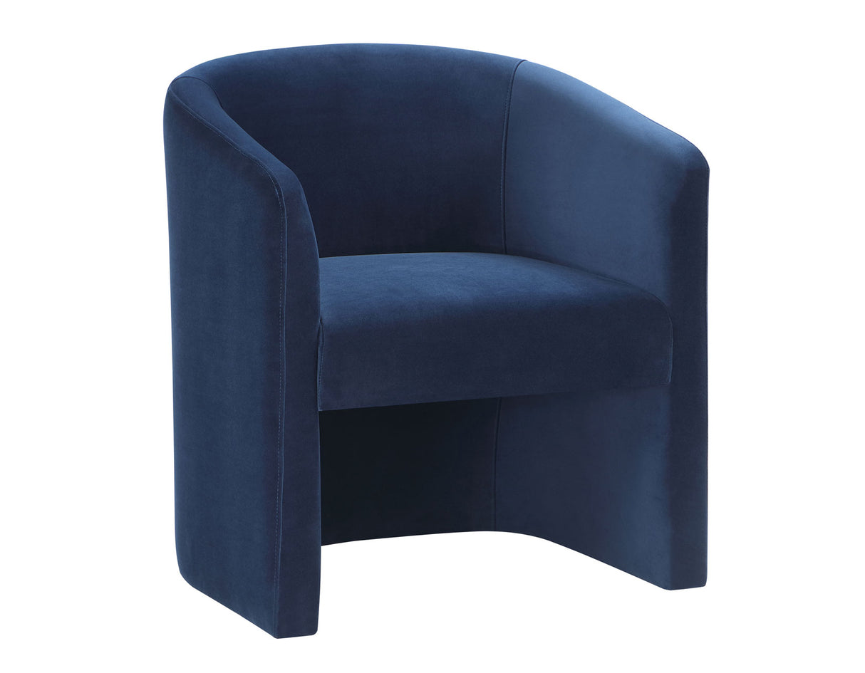 Iris Indigo Upholstered Chair from Steve Silver - Luna Furniture