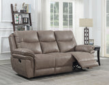 Isabella Sand Manual Reclining Sofa from Steve Silver - Luna Furniture