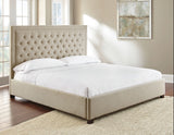 Isadora King Bed, Sand from Steve Silver - Luna Furniture