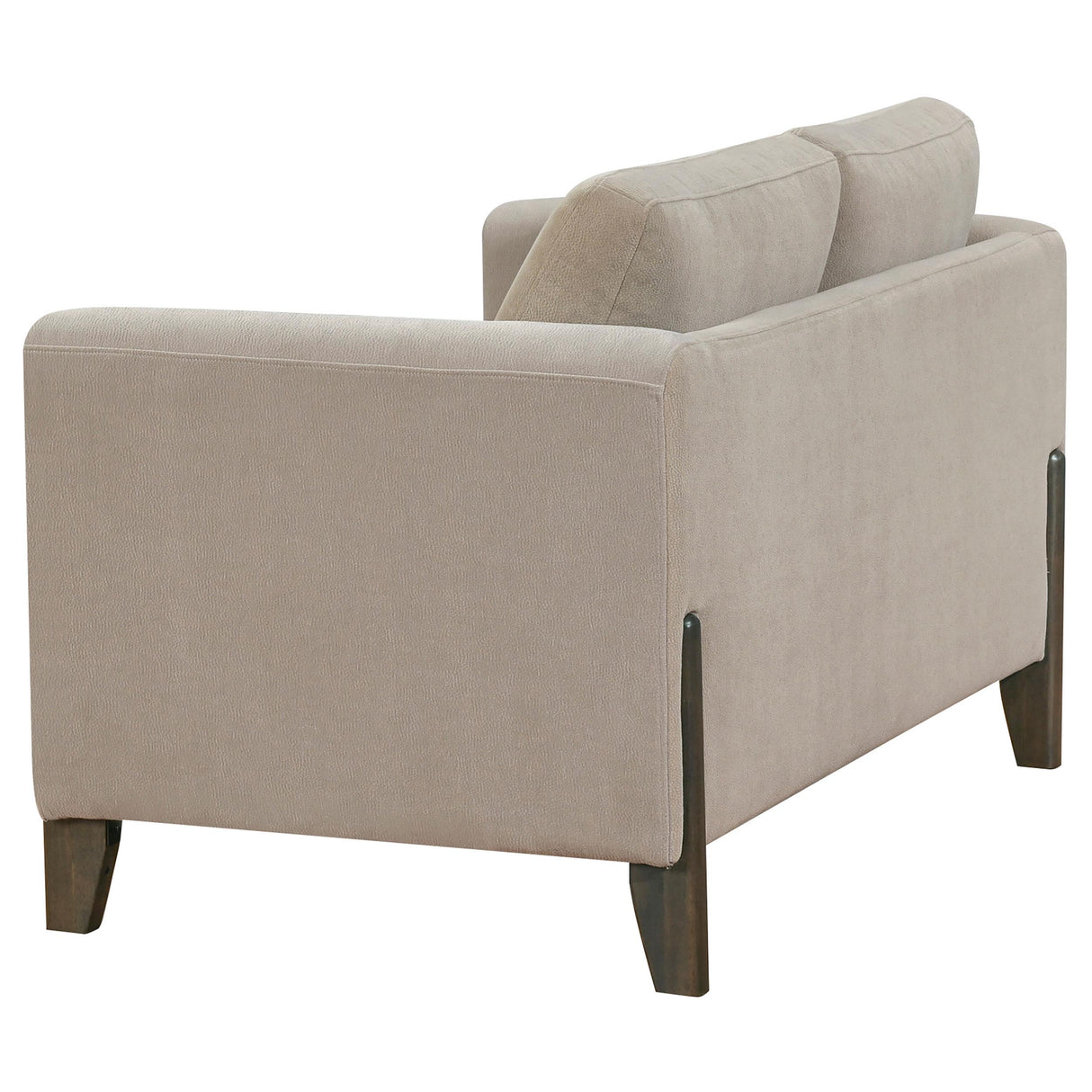 Islington Taupe 3-Piece Upholstered Panel Arm Living Room Set from Coaster - Luna Furniture