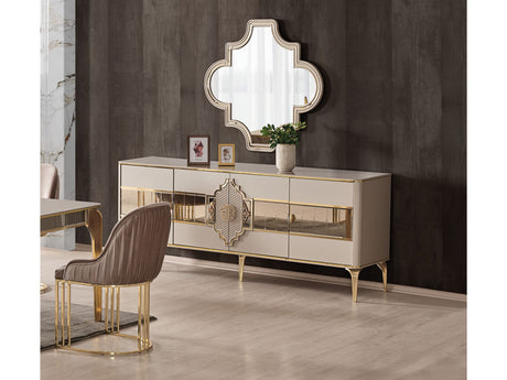 Istanbul Diningroom Consol With Mirror from Furnia - Luna Furniture