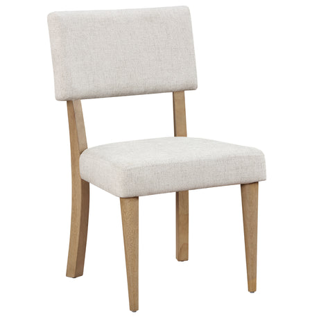 Colvin Vanilla/Brown Side Chair, Set of 2 from Steve Silver - Luna Furniture