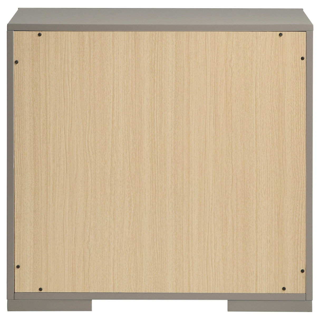 Ives Gray High Gloss 2-Drawer Nightstand from Coaster - Luna Furniture