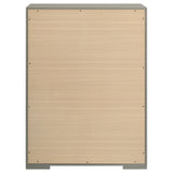 Ives Gray High Gloss 5-Drawer Bedroom Chest from Coaster - Luna Furniture