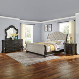 Rhapsody Sand Queen Sleigh Bed from Steve Silver - Luna Furniture