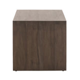 Dovetail Upholstered Coffee Table in Ivanhoe Toast, Burnished Brown Acacia from Essentials For Living - Luna Furniture