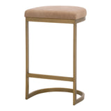Cresta Counter Stool in Ivanhoe Toast, Brushed Gold from Essentials For Living - Luna Furniture