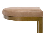 Cresta Counter Stool in Ivanhoe Toast, Brushed Gold from Essentials For Living - Luna Furniture