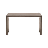 Dovetail Upholstered Coffee Table in Ivanhoe Toast, Burnished Brown Acacia from Essentials For Living - Luna Furniture