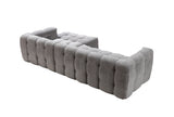 Ivy Gray Boucle RAF Sectional from Nova Furniture - Luna Furniture