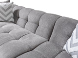 Ivy Gray Boucle RAF Sectional from Nova Furniture - Luna Furniture