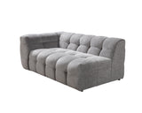 Ivy Gray Boucle RAF Sectional - IVYGR-RSEC - Luna Furniture