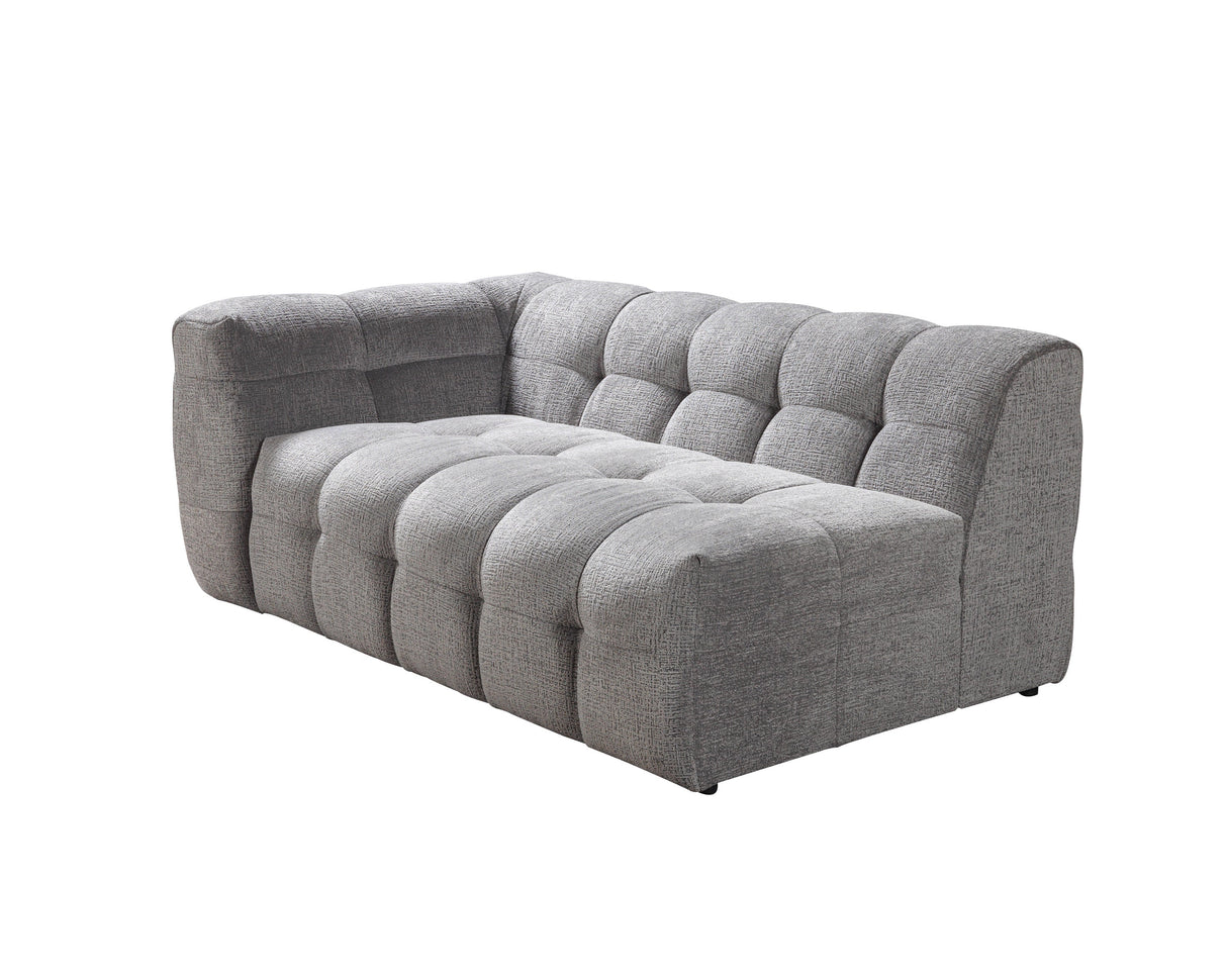 Ivy Gray Boucle RAF Sectional from Nova Furniture - Luna Furniture