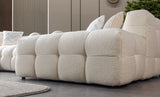 Ivy Ivory Boucle Double Chaise 146" Sectional from Nova Furniture - Luna Furniture