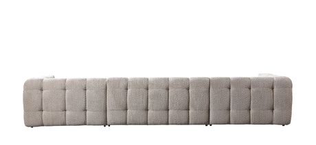 Ivy Sand Boucle Double Chaise 146" Sectional from Nova Furniture - Luna Furniture