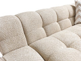 Ivy Sand Boucle LAF 110" Sectional from Nova Furniture - Luna Furniture
