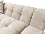 Ivy Sand Boucle RAF Chaise Sectional from Nova Furniture - Luna Furniture