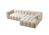 Ivy Sand Boucle RAF Chaise Sectional from Nova Furniture - Luna Furniture