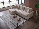 Ivy Koopsi Beige Sleeper Storage Sectional from Bellona - Luna Furniture