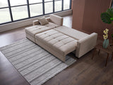 Ivy Koopsi Beige Sleeper Storage Sectional from Bellona - Luna Furniture