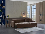 Ivy Koopsi Brown Sleeper Storege Sectional from Bellona - Luna Furniture