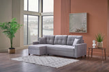 Ivy Koopsi Gray Sleeper Storage Sectional from Bellona - Luna Furniture