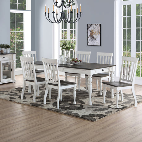Joanna 64-80 inch Dining Table w/ 16″Leaf from Steve Silver - Luna Furniture